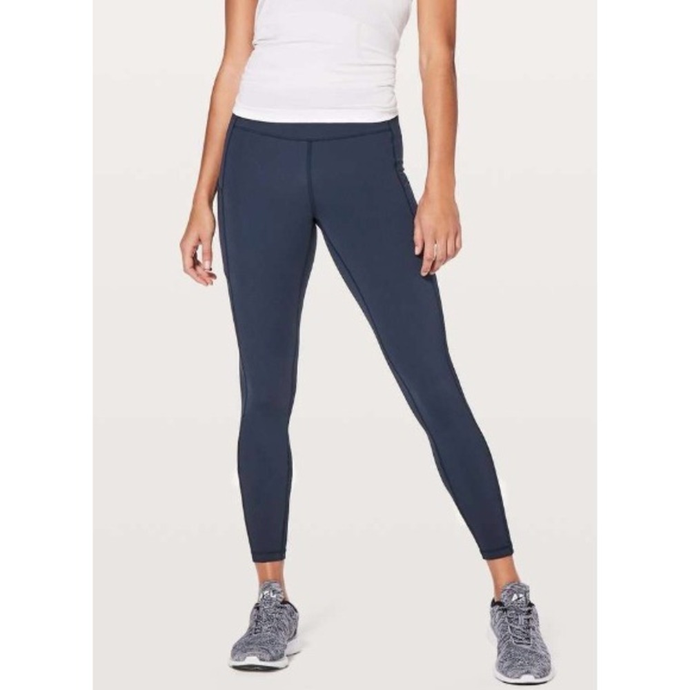 Lululemon Leggings Size 2 Navy Blue Speed Up High-Rise Tight Luxtreme 28' W5BJHS